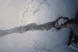 顶板裂缝漏水带水堵漏施工