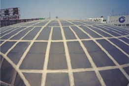  圆型采光顶接缝漏水施工